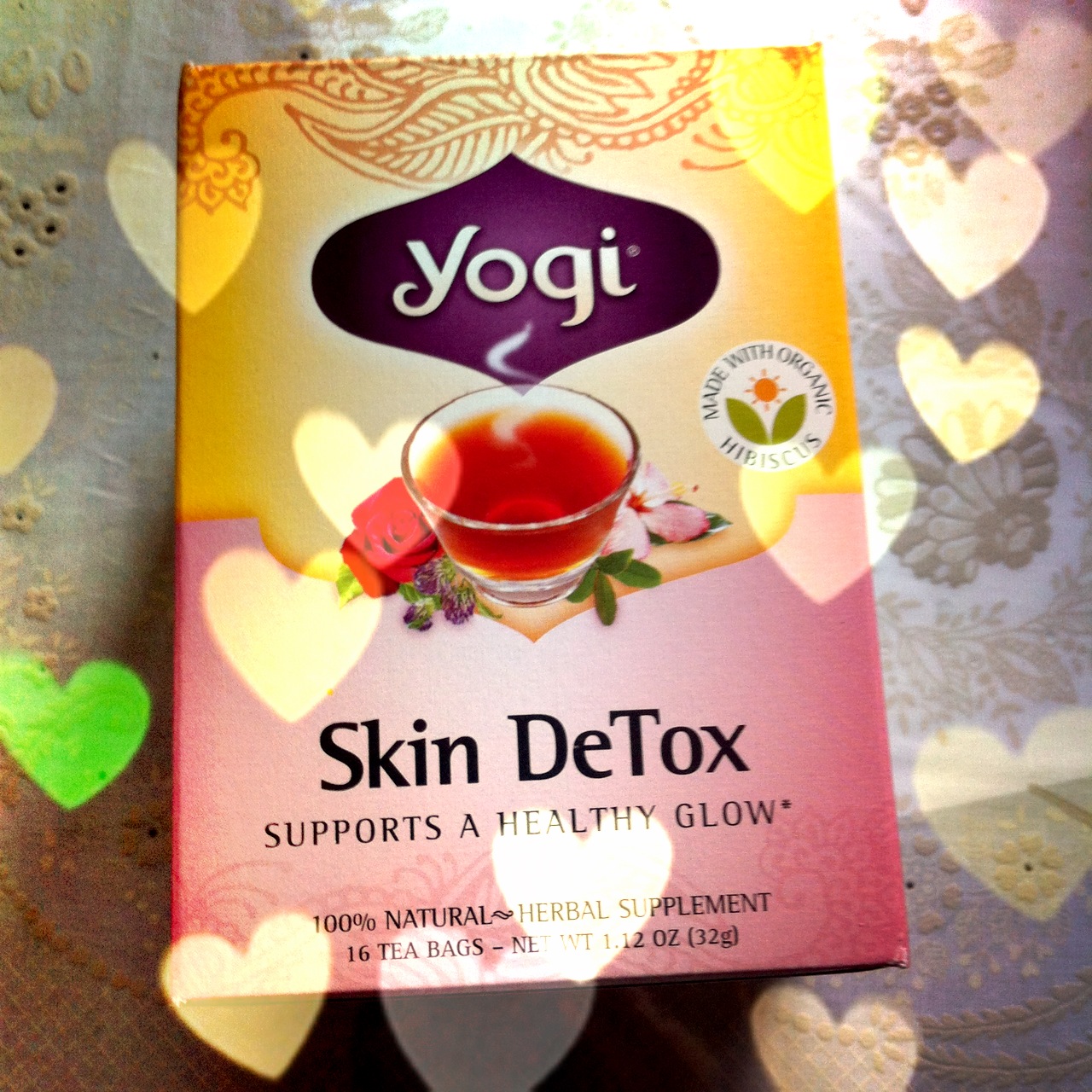 ハーブティーでスキンデトックス Yogi Tea Skin Detox Tea Natural Beauty Diary ノンケミカル オーガニック コスメ ファン